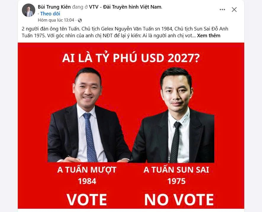 GELEX và Sunshine, 2 ông "Tuấn"