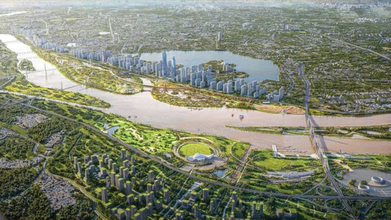 T&T Group và Hòa Phát bất ngờ xuất hiện trong nhóm nhà đầu tư xây “siêu dự án” trục Đại lộ sông Hồng 855.000 tỷ đồng