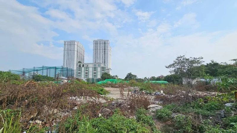 “Bóng” THACO tại dự án bãi đỗ xe và trung tâm thương mại trên khu đất vàng rộng 8ha Giáp Bát