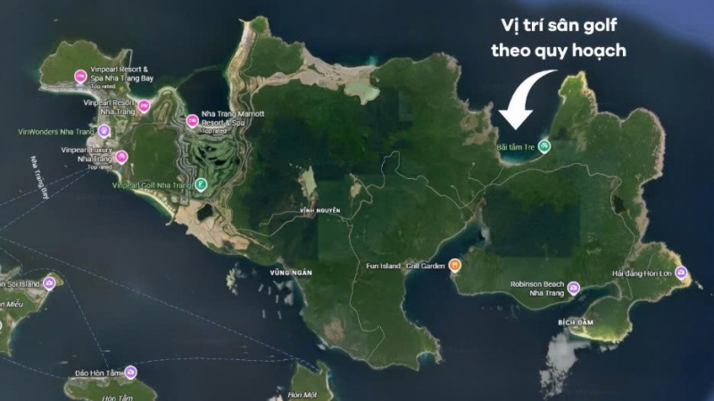 Vinpearl khởi công sân golf đẳng cấp 6 sao trên đảo Hòn Tre