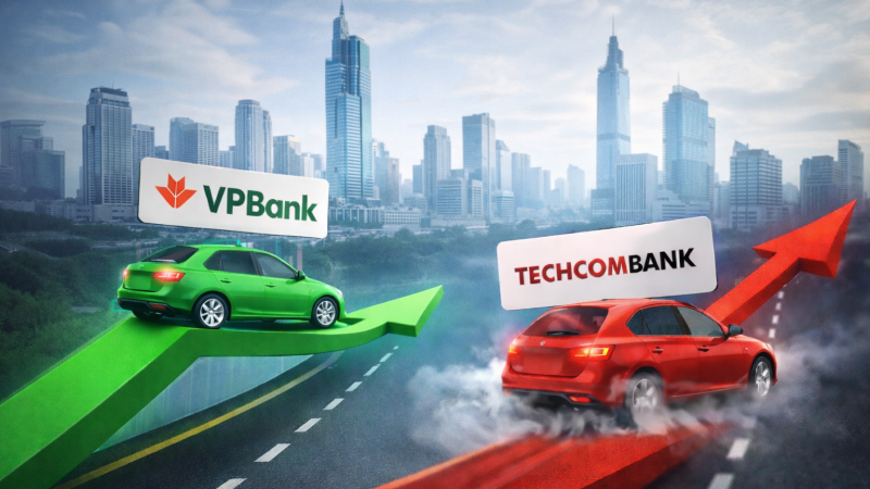 Cho vay bất động sản đổi chiều: VPBank vượt lên khi Techcombank chủ động …. “phanh gấp”