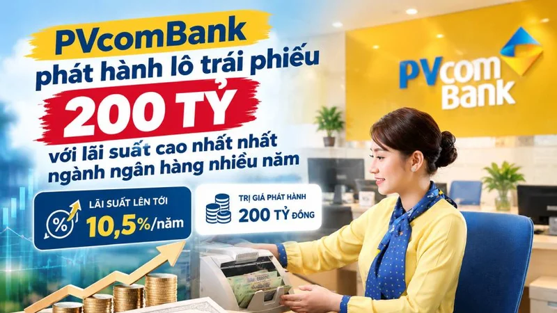 Không phải Sacombank, đây mới là nhà băng trả lãi suất cao nhất hệ thống để phát hành chỉ 200 tỷ đồng trái phiếu