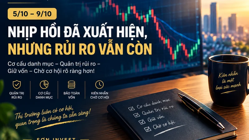 TỔNG KẾT THỊ TRƯỜNG TUẦN 5/10 – 9/10: NHỊP HỒI ĐÃ XUẤT HIỆN, NHƯNG RỦI RO VẪN CÒN