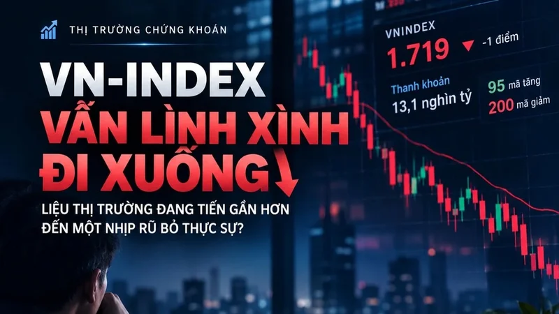 VN-INDEX VẪN LÌNH XÌNH ĐI XUỐNG: LIỆU MỘT NHỊP RŨ BỎ THỰC SỰ CÓ ĐANG ĐẾN GẦN?
