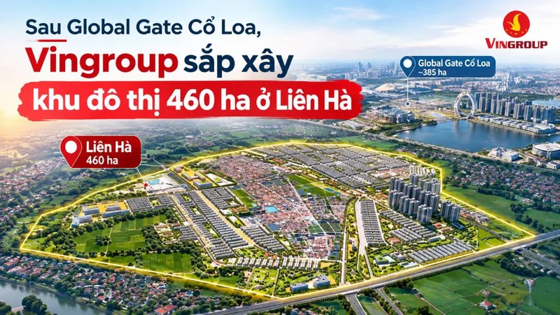 Sau Global Gate Cổ Loa, Vingroup sắp xây khu đô thị 460 ha ở Thư Lâm