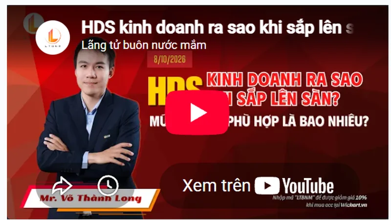 Hơn 1,2 tỷ cổ phiếu HDS chuẩn bị lên sàn: Giá bao nhiêu là phù hơp?