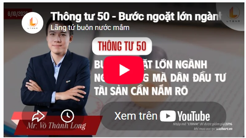 Thông tư 50 - Bước ngoặt lớn ngành ngân hàng mà dân đầu tư tài sản cần nắm rõ