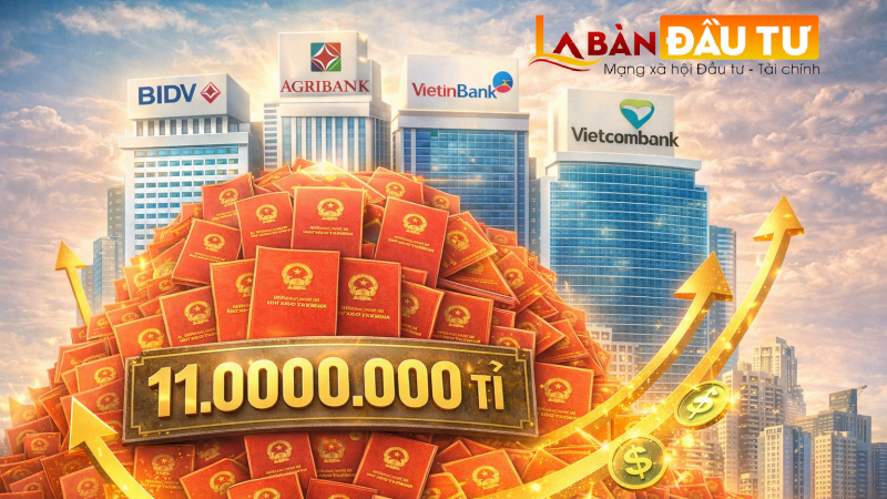 Chỉ Big 4 ngân hàng đã “ôm” tới 11 triệu tỷ đồng bất động sản thế chấp: Bảo sao giá nhà không tăng?