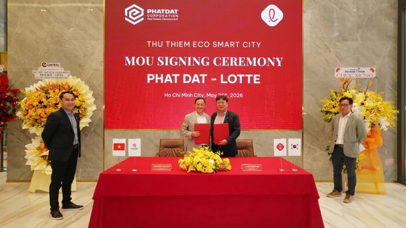 Phát Đạt chính thức bắt tay Lotte, “ván cược Thủ Thiêm” bắt đầu nóng thật rồi?