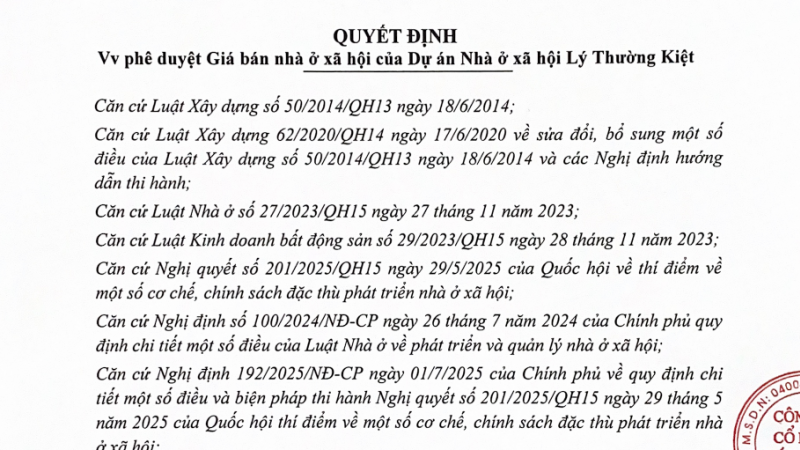 Dự án nhà ở xã hội hơn 12.000 người tranh mua 755 căn ở trung tâm TP.HCM chính thức chốt giá bán 23,2 triệu đồng/m2