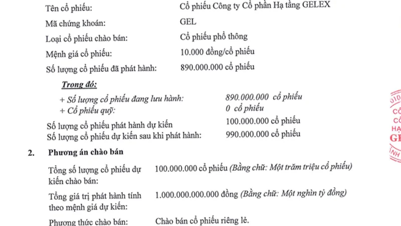 Tính phát hành 100 triệu cổ phiếu để tăng vốn: Gelex Infra đang chuẩn bị cho "ván cược" nào?