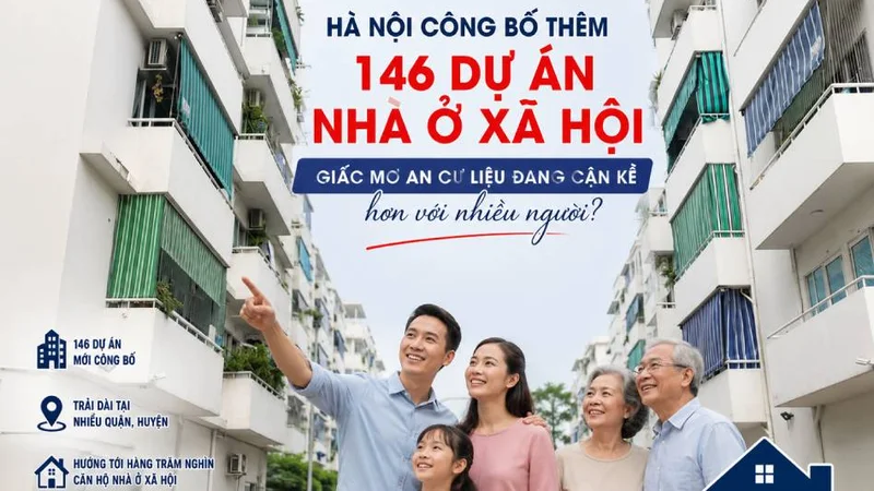 Hà Nội công bố thêm 146 dự án nhà ở xã hội, giấc mơ an cư liệu đang cận kề hơn với nhiều người?