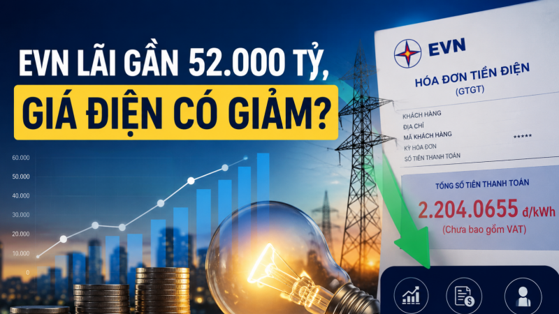 EVN lãi đậm, xóa sạch lỗ lũy kế 38.688 tỷ đồng: Người dùng điện chờ điều gì sau tin hết lỗ?