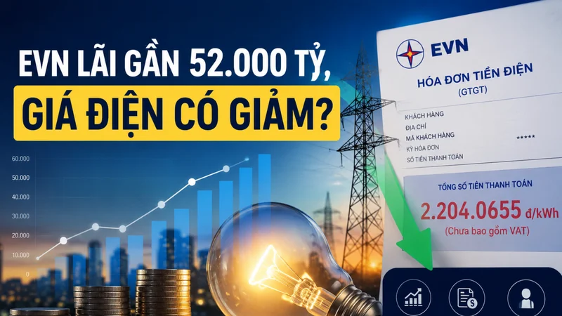 EVN lãi đậm, xóa sạch lỗ lũy kế 38.688 tỷ đồng: Người dùng điện chờ điều gì sau tin hết lỗ?