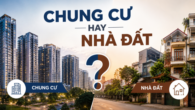 Nắm trong tay 7 – 10 tỷ ở Hà Nội lúc này: Mua chung cư hay cố nhà đất?