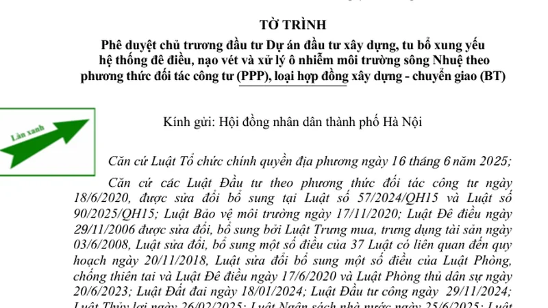 Hà Nội dự kiến trả cho Geleximco của đại gia Vũ Văn Tiền quỹ đất rộng hơn 350 ha xây loạt khu đô thị khi cải tạo lại sông Nhuệ