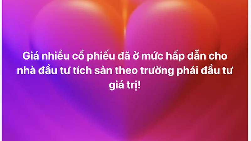 VN – Index bật tăng mạnh sau status vừa quen vừa lạ của ông Nguyễn Duy Hưng