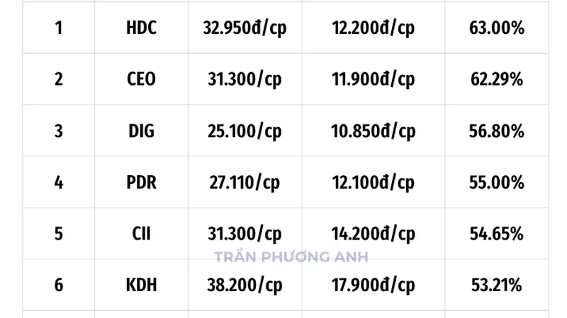 LOẠT CỔ PHIẾU BẤT ĐỘNG SẢN: DXG, NLG, PDR, KDH, CEO, CII... RẺ NGANG MỘT BÓ RAU - CƠ HỘI LỚN HAY "BẪY GIÁ RẺ"?