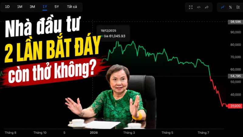 PNJ rơi sâu về đáy gần 6 năm: Nhà đầu tư 2 lần bắt đáy hiện giờ ra sao?