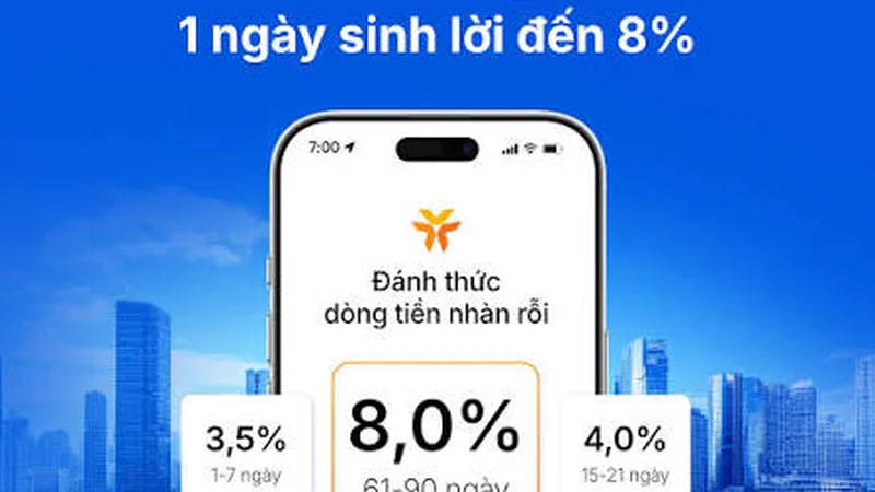 “1 ngày sinh lời đến 8%”: Từ VIB đến cuộc đua giành tiền nhàn rỗi trong tài khoản