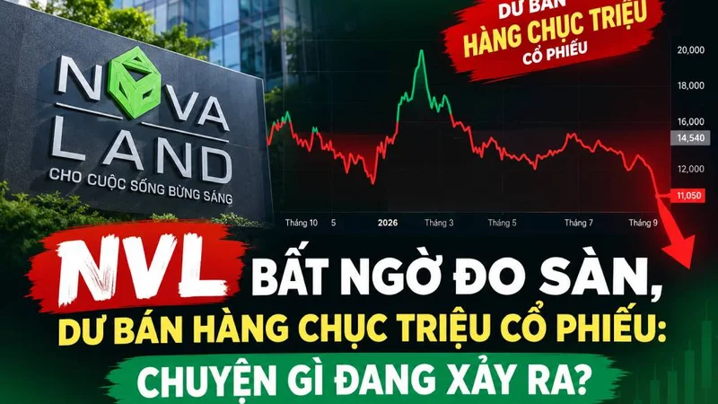 NVL bất ngờ giảm sàn, dư bán hàng chục triệu cổ phiếu: Chuyện gì đang xảy ra?