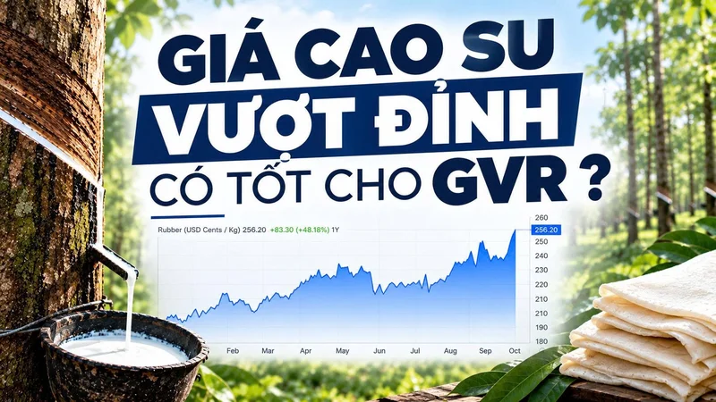GVR: GIÁ CAO SU VƯỢT ĐỈNH CÓ TỐT?